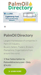 Mobile Screenshot of palmoildirectory.com