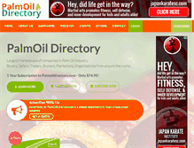 Tablet Screenshot of palmoildirectory.com